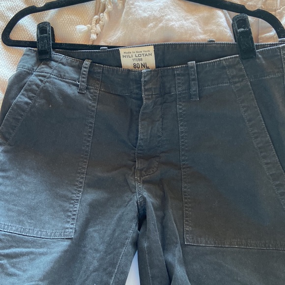 Nili Lotan Cropped Military Pant Carbon - Picture 8 of 8